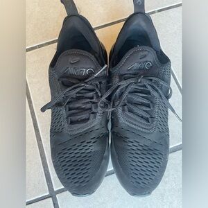 Nike Air Max 270 Triple Black Womens Sneakers